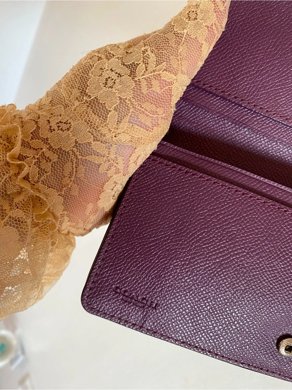 Coach Leather wristband Wallet